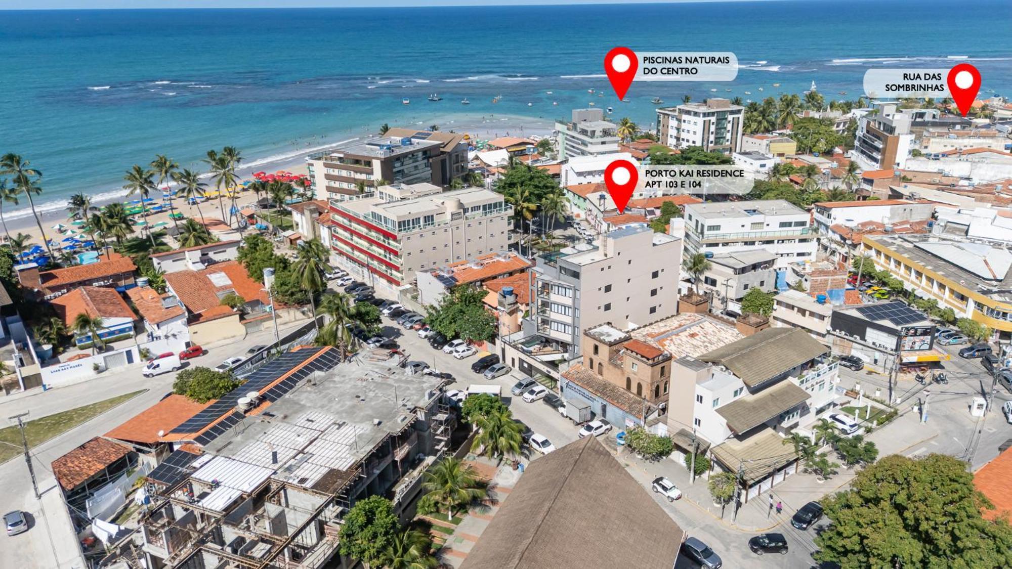 Ama Flat Porto Kai - Centro Da Vila 50M Do Mar. Порту-ді-Галіняс Екстер'єр фото